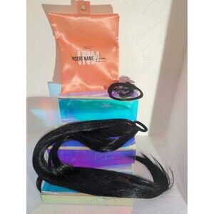 INH Insert Name Here 33" Extra Long Black Ponytail Hair Extension Wrap Clip In